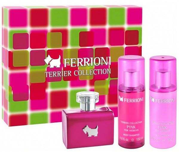 SET FERRIONI PINK TERRIER