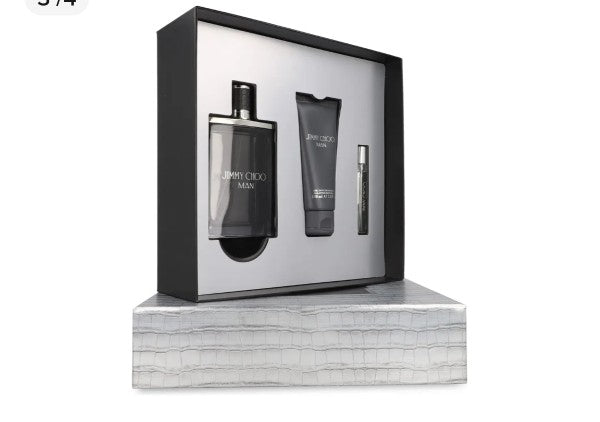 SET PERFUME JIMMY CHOO MAN 3 PIEZAS.