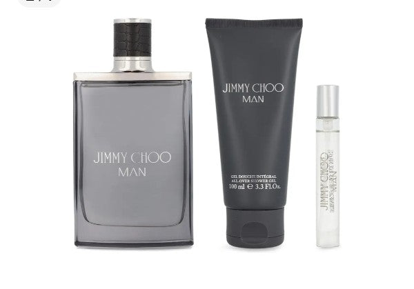 SET PERFUME JIMMY CHOO MAN 3 PIEZAS.