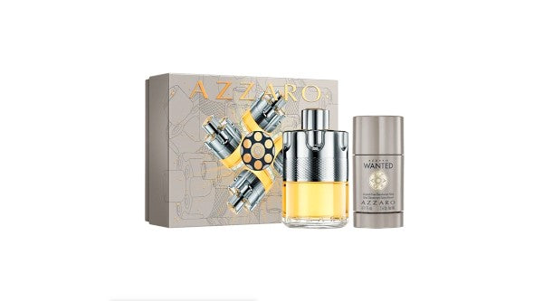 SET PERFUME AZZARO WANTED EDT 100 + DOESTICK 75 ML.