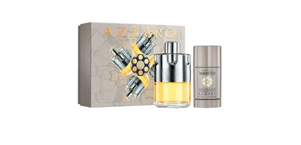 SET PERFUME AZZARO WANTED EDT 100 + DOESTICK 75 ML.